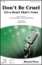 Don't Be Cruel (To a Heart That's True) Three-Part Mixed choral sheet music cover